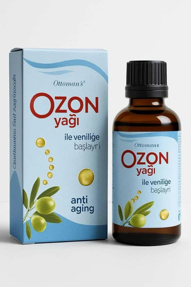 Ottoman's Ozon Yağı – 50 ml Ozonlanmış Zeytinyağı Cilt Bakım Serumu ürün görseli 1