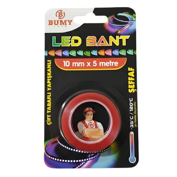 BUMY LED BANT 10 MMX5 M SEFFAF ürün görseli 1