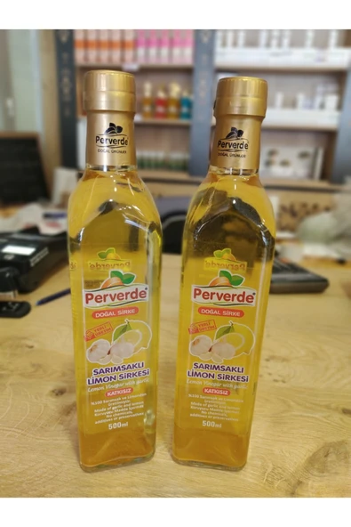 Perverde Sarımsaklı Limon Sirkesi 500ml ürün görseli 1