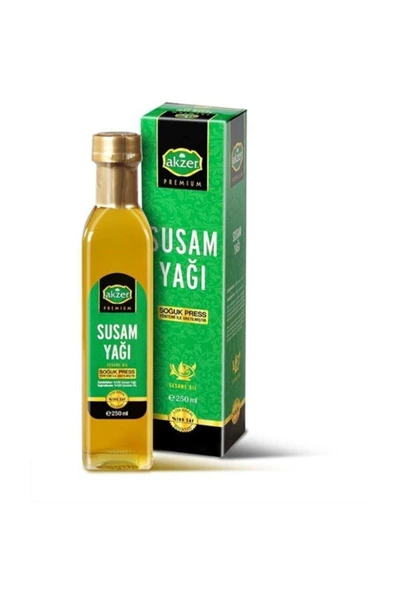 Akzer Susam Yağı Soğuk Press 250ml ürün görseli 1