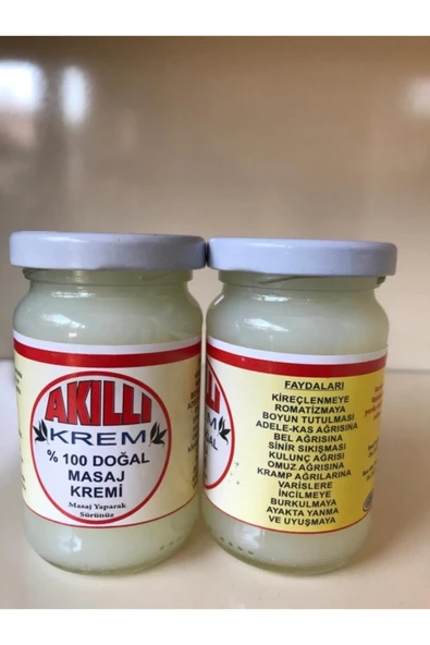 ŞEREF KUDEN KURUKAHVE VE BAHARAT Akıllı Krem %100 Doğal Masaj Kremi 100 Gr. X 2 Adet ürün görseli 1