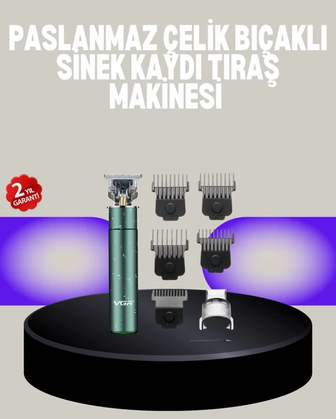 4 Limit Taraklı Ipx5 Su Geçirmez Saç Kesme Makinesi ürün görseli 1