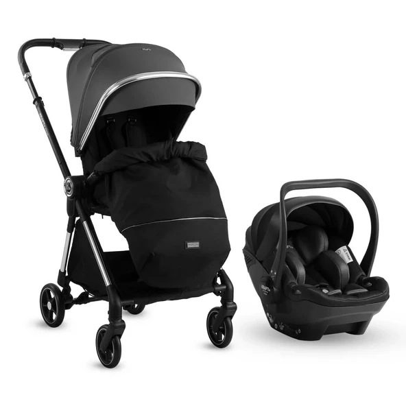 Kraft Focus Travel Sistem Bebek Arabası Gri ürün görseli 1