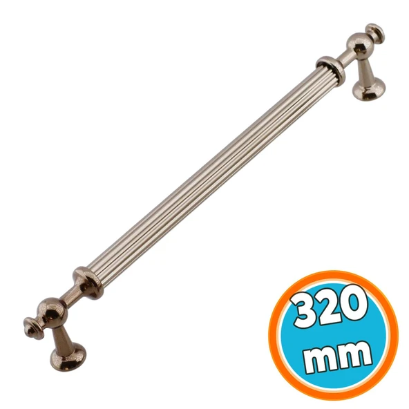 Mobilya Çekmece Mutfak Dolabı Dolap Kulpları Kulpu Kulpları Çizgili Bronz Metal Kulp 320 mm ürün görseli 1