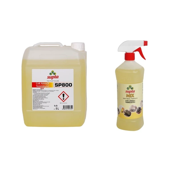 Supta Mix Çok Amaçlı Temizlik Maddesi 1Lt + 5Lt ürün görseli 1