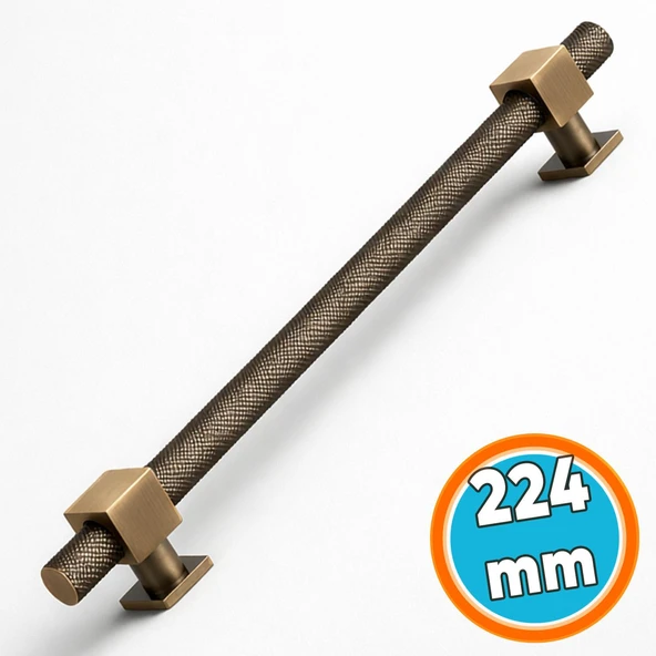 Mobilya Kulp Çekmece Dolap Kapak Kolu Kulpu Kulpları Dayanıklı Tasarım Antik Metal 224 mm ürün görseli 1