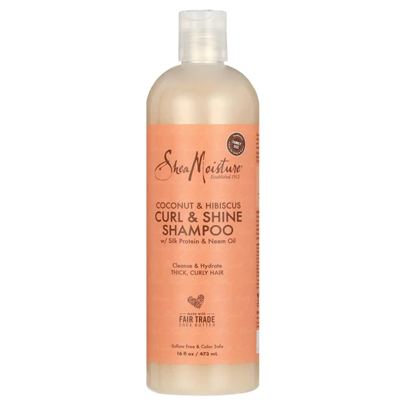 Shea Moisture Kıvırcık ve Parlaklık Şampuan 473 ml ürün görseli 1