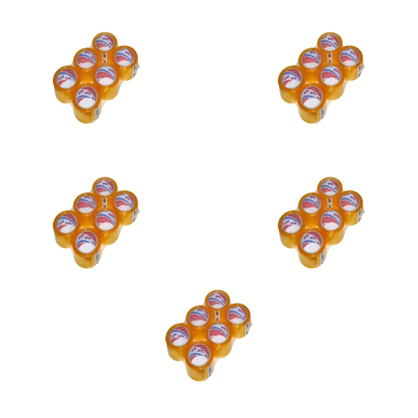 Alfa Bant Şeffaf Koli Bandı / 45 mm x 100 Metre / 6'lı 8 Paket - 30 Adet ürün görseli 1