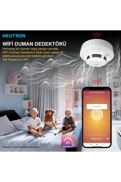 Neutron Wifi Duman Dedektörü - Resim 4