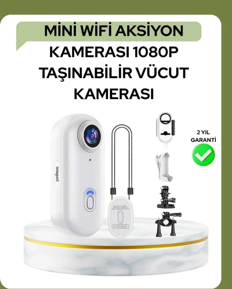 1080p Wifi Spor Kamerası Su Geçirmez Mini Aksiyon Kamera ürün görseli 1