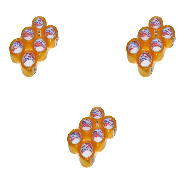 Alfa Bant Şeffaf Koli Bandı / 45 mm x 100 Metre / 6'lı 3 Paket - 18 Adet ürün görseli 1