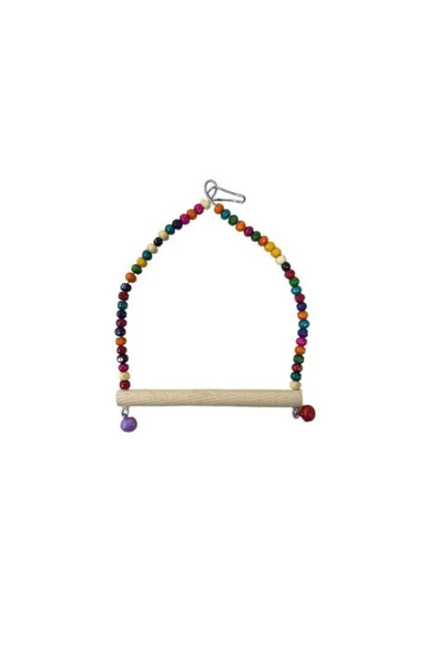 Getreide Ahşap Boncuklu Salıncak Küçük 11x10 cm ürün görseli 1