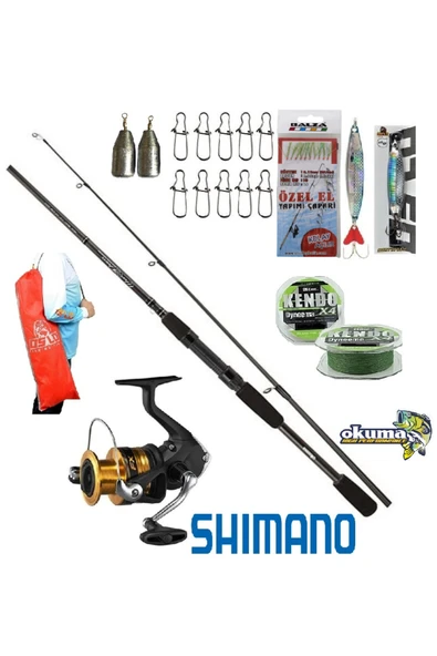 Wave Power 274cm Shimano Fx 4000 Spin Olta Takımı Seti ürün görseli 1