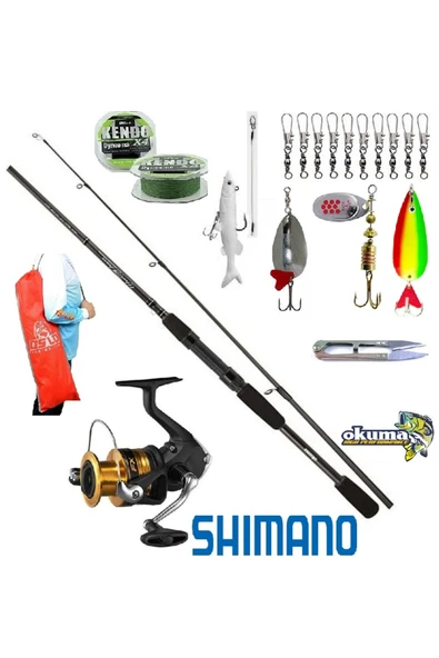 Okuma Wave Power 274cm Shimano Fx4000 Turna Spin Olta Takımı Seti ürün görseli 1
