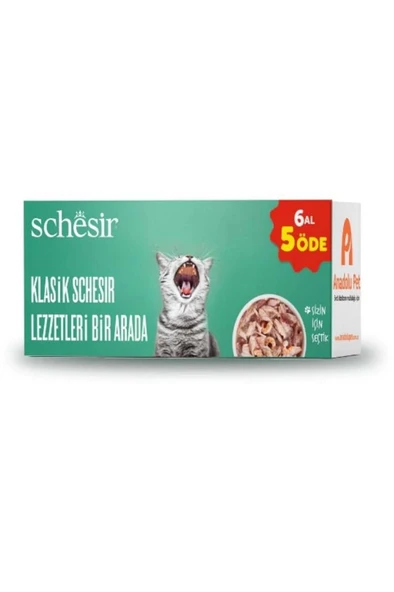 Schesir Klasik Lezzetler Bir Arada 6 Al 5 Öde ürün görseli 1