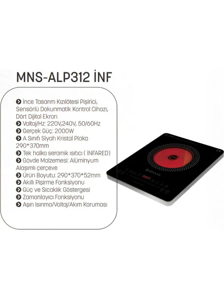 Mns -ALP312 Inf Yeni Nesil Ocak - Resim 2