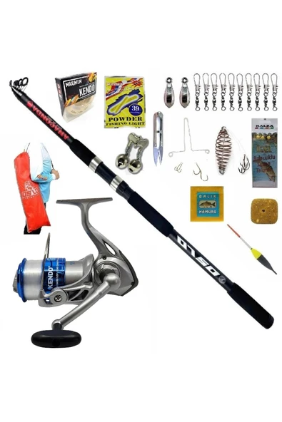 Kendo Sea Power 5000 360cm 100-300gr Anaconda Profesyonel Sazan Kıyı Olta Takımı Seti ürün görseli 1