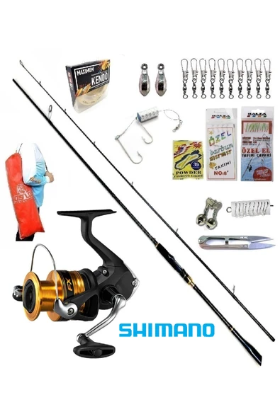 Shimano Fx 4000 274cm 8-42gr Zen Pro Karbon Kıyı Spin Olta Takımı Seti ürün görseli 1
