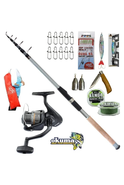 Revenger Rv-40 Remixon Carbo-X 300cm 60-120gr Tele Spin Olta Takımı Seti ürün görseli 1