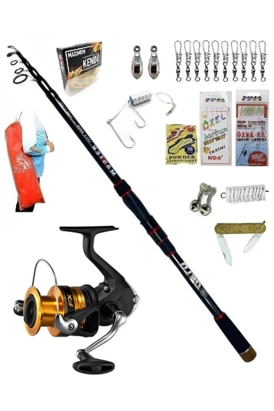 Fx4000 270cm 14-42gr Oslo Master Kıyı Tele Spin Olta Takımı Seti ürün görseli 1