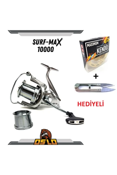 Surf Max 10000 Surf Misina Sarılı Olta Makinesi (Yedek Kafalı) ürün görseli 1