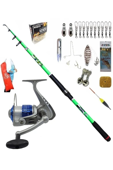 Balza Favorite 300cm 40-120gr 5000 Kendo Sea Power Profesyonel Sazan Kıyı Olta Takımı Seti ürün görseli 1