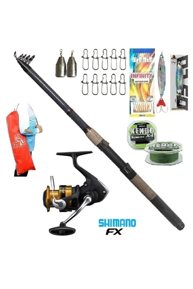 Fx4000 Remixon Sapphire 270cm 10-40gr Tele Spin Olta Takımı Seti ürün görseli 1