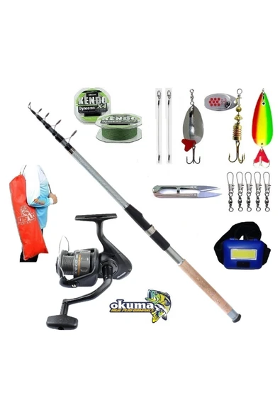 Revenger Rv-40 Remixon Carbo-X 300cm 60-120gr Turna Tele Spin Olta Takımı Seti ürün görseli 1