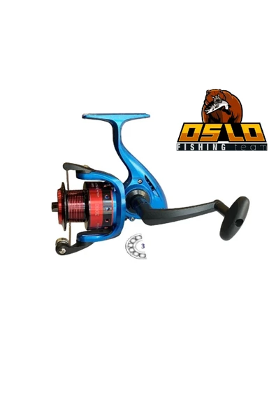 3000 Metal Başlıklı 3 Bilyeli Model 13 Spin Olta Makinası ürün görseli 1