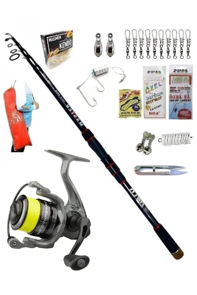 Quick Dynabraid 4 4000S FD 270cm 14-42gr Oslo Master Kıyı Tele Spin Olta Takımı Seti ürün görseli 1