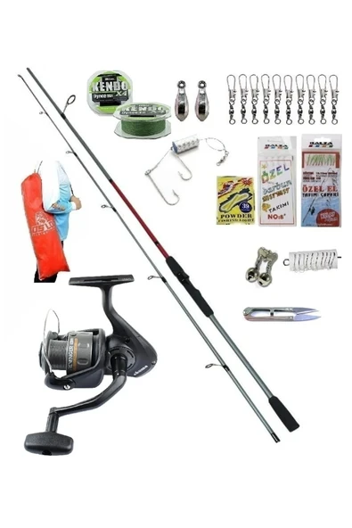 Revenger Rv-40 Remixon Double Black 270cm 20-40gr Kıyı Spin Olta Takımı Seti ürün görseli 1