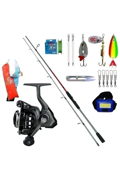 Acuador ACU-3000A Remixon Double Black 270cm 20-40gr Turna Spin Olta Takımı Seti ürün görseli 1