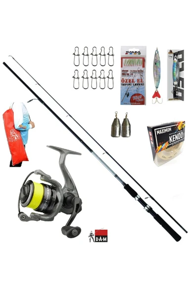 Quick Dynabraid 4 4000 Daiwa Sweepfire 210cm 10-30gr Spin Olta Takımı Seti ürün görseli 1