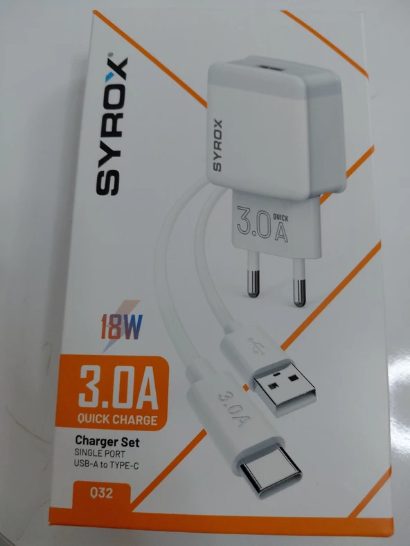 18W 3.0A Type-C Hızlı Şarj Adaptörü ürün görseli 1