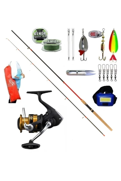 Shimano Fx4000 270cm 10-35gr Remixon Red Zoom Karbon Turna Spin Olta Takımı Seti ürün görseli 1