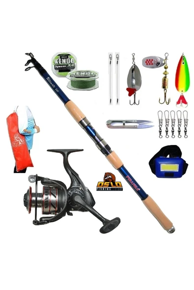 Shinari Avalon 4000 Piranha Ultimate 210cm 50-100gr Turna Spin Olta Takımı Seti ürün görseli 1