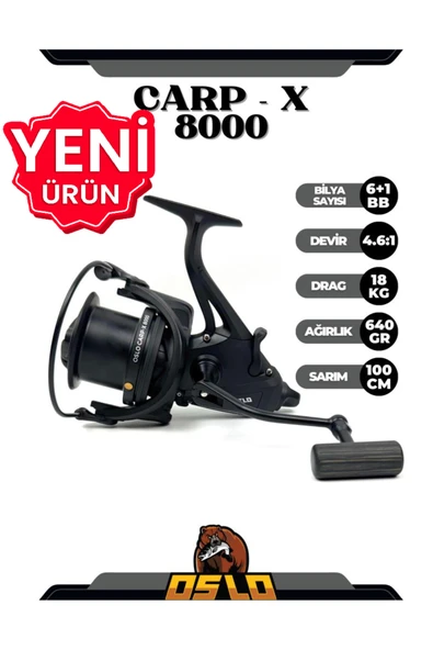 Carp-X 8000 Baitrunner Sazan Olta Makinesi ürün görseli 1