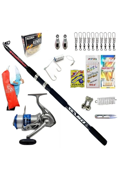 Kendo Sea Power 6000 360cm 100-300gr Anaconda Profesyonel Kıyı Olta Takımı Seti ürün görseli 1