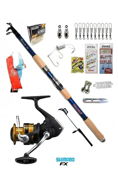 Fx 4000 Piranha Ultimate 210cm 50-100gr Kıyı Spin Olta Takımı Seti ürün görseli 1