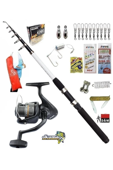 Nova Expedition 210cm 10-30gr Okuma Revenger Rv-25 Kıyı Tele Spin Olta Takımı Seti ürün görseli 1