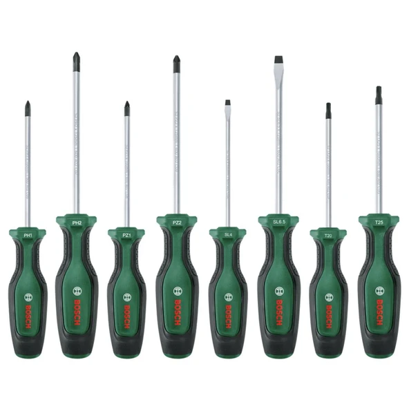 Bosch 1600A02BX8 Tornavida Seti 8 Parça ürün görseli 1