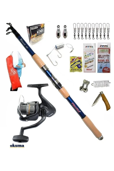 Revenger Rv-40 Piranha Ultimate 210cm 50-100gr Kıyı Spin Olta Takımı Seti ürün görseli 1