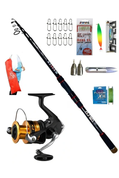 Shimano Fx3000 270cm 14-42gr Oslo Master Tele Spin Olta Takımı Seti ürün görseli 1