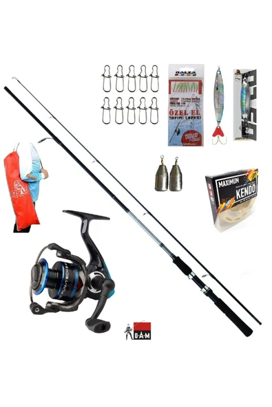 Quick Fun-Tech 3 MK1 4000 Daiwa Sweepfire 210cm 10-30gr Kıyı Spin Olta Takımı Seti ürün görseli 1