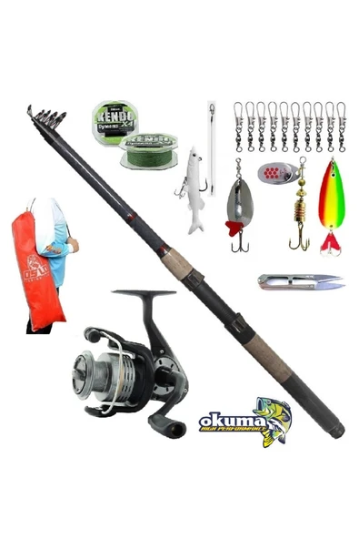 Revenger Rv-40 Remixon Sapphire 270cm 10-40gr Tele Turna Spin Olta Takımı Seti ürün görseli 1