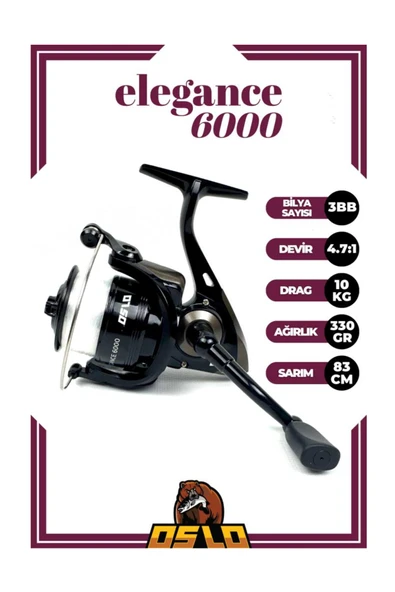 Elegance 6000 Misina Sarılı Olta Makinası - Resim 2