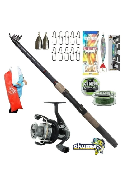 Revenger Rv-40 Remixon Sapphire 270cm 10-40gr Tele Spin Olta Takımı Seti ürün görseli 1