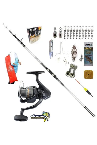Revenger Rv-65 Wave Power 420cm 100-200gr Profesyonel Surf Sazan Kıyı Olta Takımı Seti ürün görseli 1
