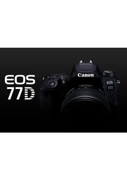 Canon Eos 77D 18-135MM Is Lens Dijital Slr Fotoğraf Makinesi ürün görseli 1