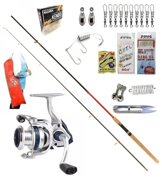 Okuma Aria-C4000a 270cm 10-35gr Remixon Red Zoom Karbon Kıyı Spin Olta Takımı Seti ürün görseli 1